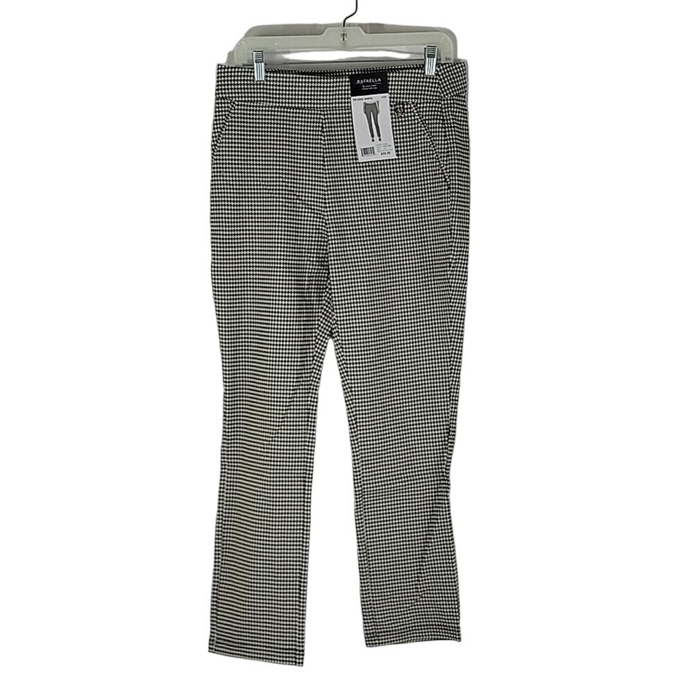 Rafaella Women's Trousers, Checked, Sz 10 slim ankle, NWT